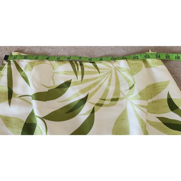 Talbots Vintage Floral 100% Pure Silk Floral Print Knee length Skirt Womens Sz 4 - Picture 6 of 12